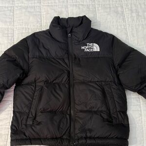Kids Black North Face Jacet